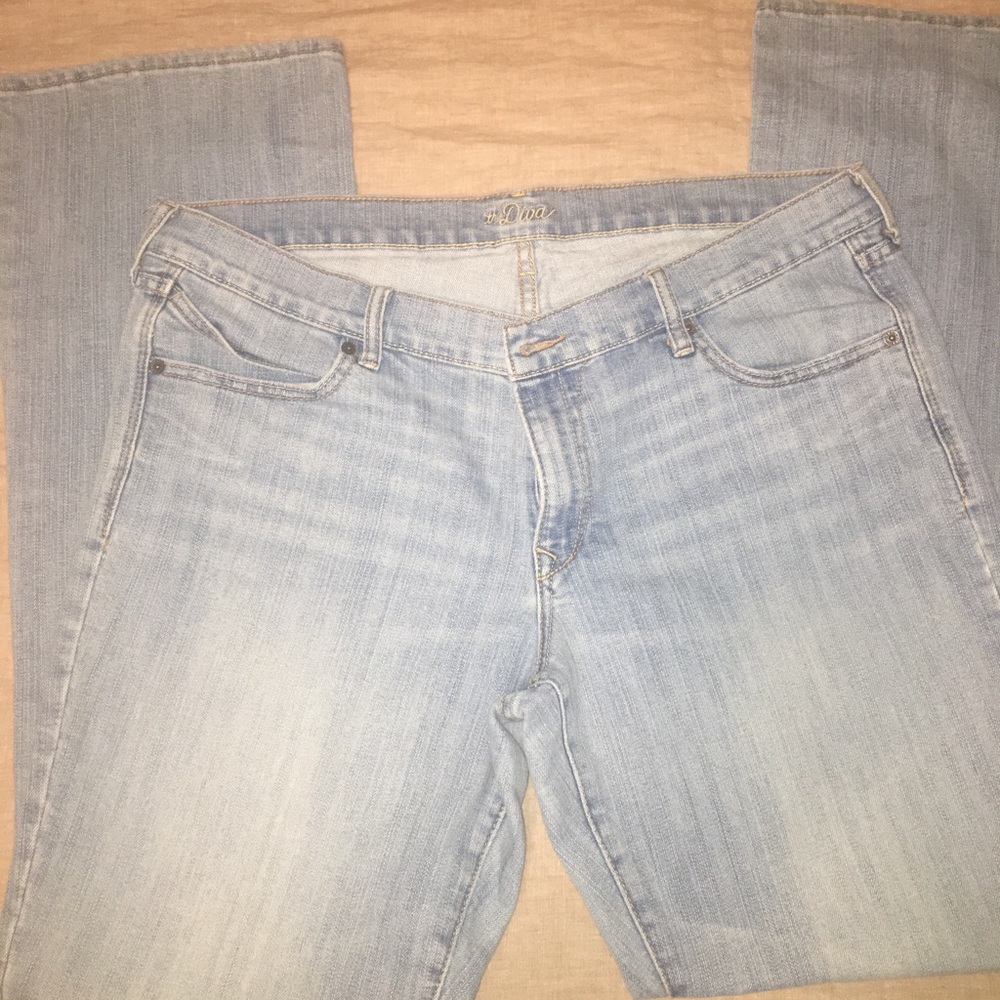 Old Navy jeans.   Size 16 long